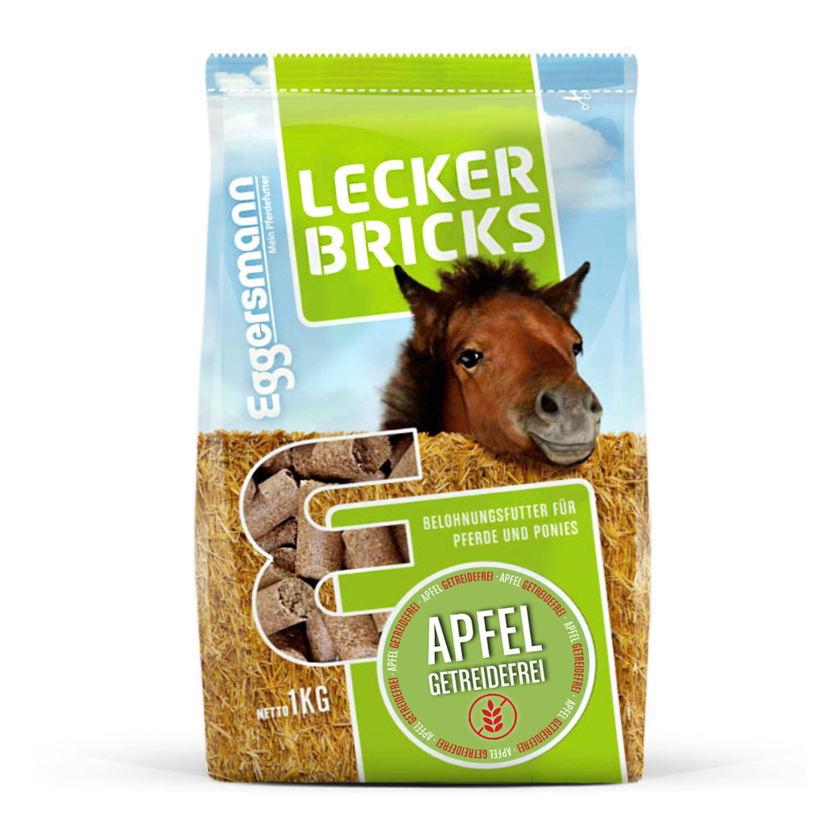 Eggersmann Lecker Bricks Apfel getreidefrei MHD 08/2025