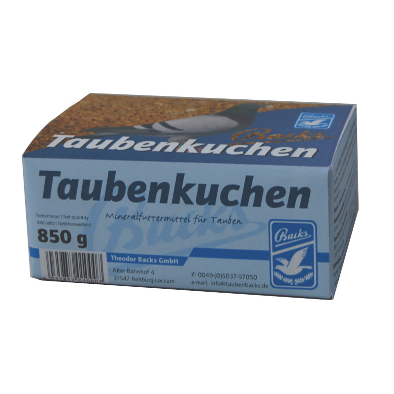 Backs Taubenkuchen ¨Der gute Blaue¨