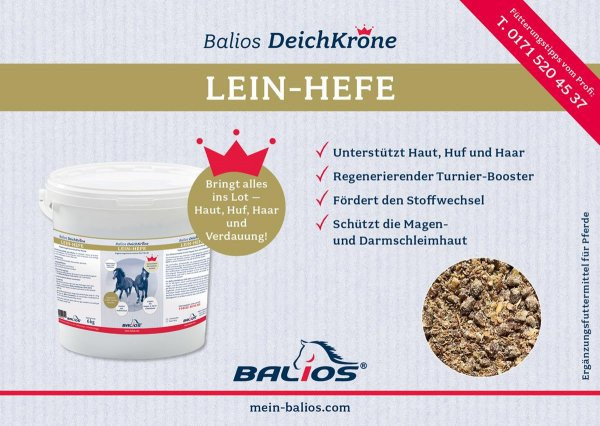 Balios Deichkrone Lein-Hefe 6 kg