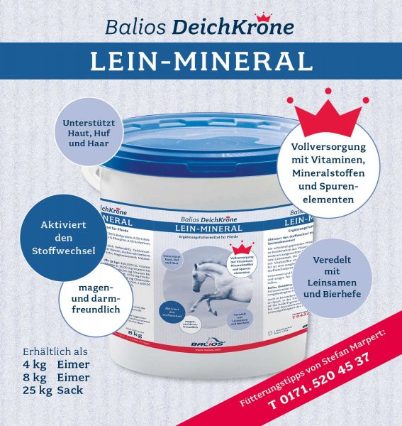 Balios Deichkrone Lein-Mineral 25 kg